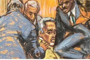 Sean Diddy Combs in court during his 2025 trial