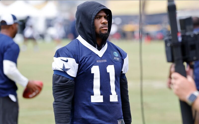 Micah Parsons in Dallas Cowboys jersey amid trade rumors