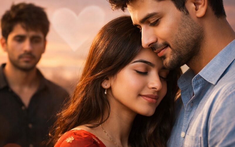 Romantic love story of Kavya and Aarav with a love triangle and emotional journey