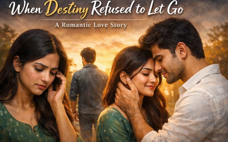 romantic love story of a love triangle where destiny brings two hearts together after misunderstandings and emotional twists
